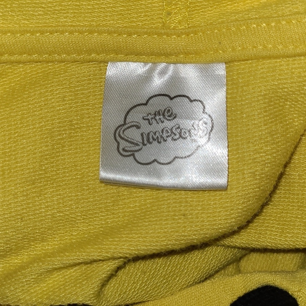 Bart Simpson EAT MY SHORTS Mens MED Hoodie Sweater Pull Over Rare - Picture 7 of 8